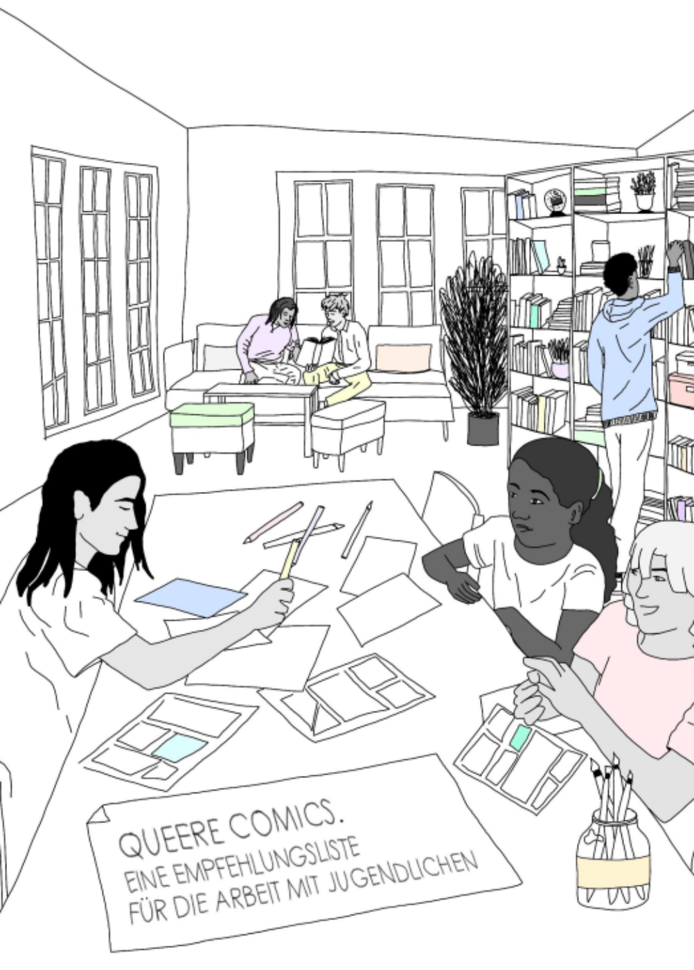 Cover "Queere Comics"